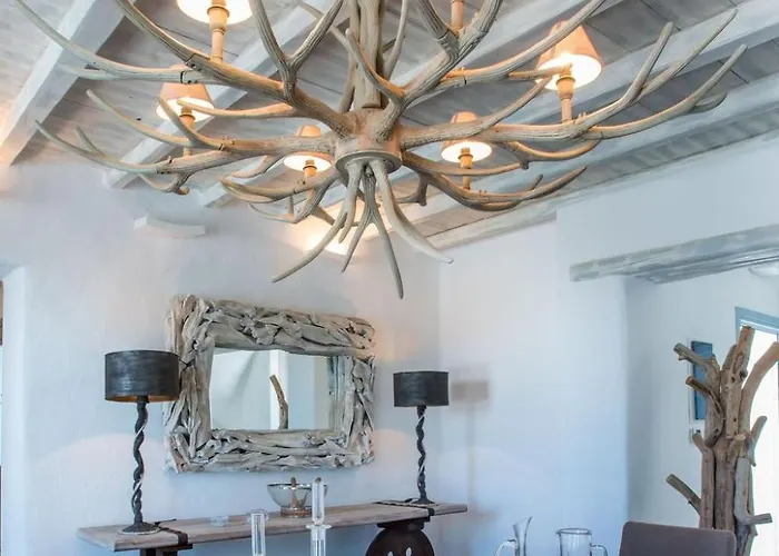 Luxury Paros Superior Private Pool Stunning Interior Villa Chrisi Akti (Paros)